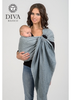 Слинг с кольцами Diva Basico, Argento