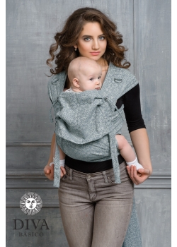 Май-слинг Diva Basico, Damasco с капюшоном