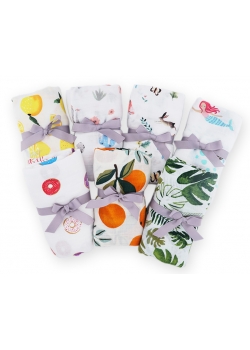 Муслиновая пеленка для новорожденных Diva большая, Rose Cotton