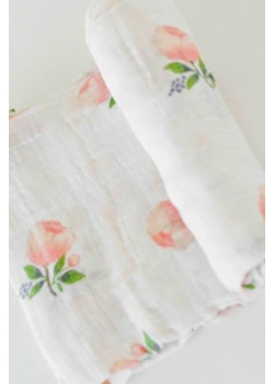 Муслиновая пеленка для новорожденных Diva большая, Rose Cotton