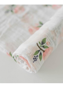 Муслиновая пеленка для новорожденных Diva большая, Rose Cotton