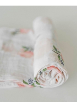 Муслиновая пеленка для новорожденных Diva большая, Rose Cotton