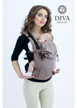 Эрго-рюкзак для новорожденных Diva Basico Cacao One!