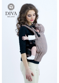 Эрго-рюкзак для новорожденных Diva Basico Cacao One!