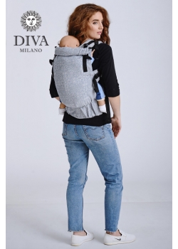 Эрго-рюкзак Diva Basico Argento Simple One!