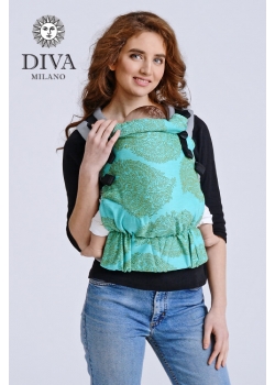 Эрго-рюкзак для новорожденных Diva Essenza Menta Simple One! с бамбуком