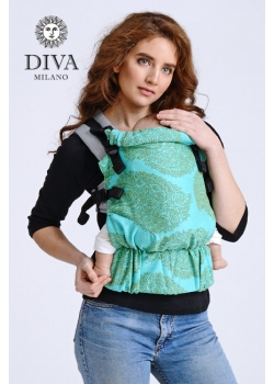 Эрго-рюкзак для новорожденных Diva Essenza Menta Simple One! с бамбуком