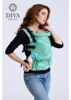 Эрго-рюкзак для новорожденных Diva Essenza Menta Simple One! с бамбуком