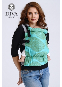 Эрго-рюкзак для новорожденных Diva Essenza Menta Simple One! с бамбуком