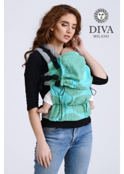 Эрго-рюкзак для новорожденных Diva Essenza Menta Simple One! с бамбуком