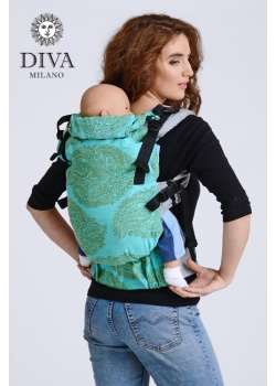 Эрго-рюкзак для новорожденных Diva Essenza Menta Simple One! с бамбуком