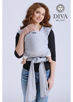 Слинг-шарф трикотажный Diva Stretchy, Nebbia