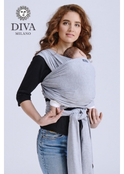 Слинг-шарф трикотажный Diva Stretchy, Nebbia