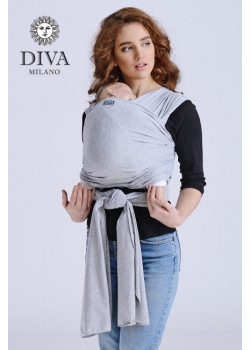 Слинг-шарф трикотажный Diva Stretchy, Nebbia