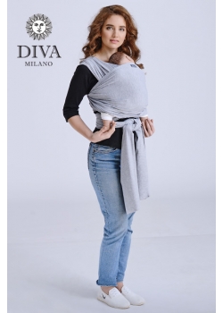 Слинг-шарф трикотажный Diva Stretchy, Nebbia