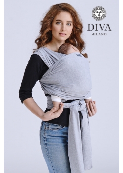 Слинг-шарф трикотажный Diva Stretchy, Nebbia