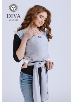 Слинг-шарф трикотажный Diva Stretchy, Nebbia