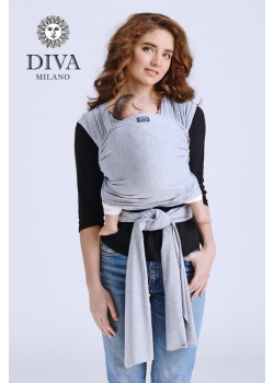 Слинг-шарф трикотажный Diva Stretchy, Nebbia