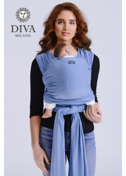 Слинг-шарф трикотажный Diva Stretchy, Cielo