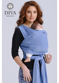 Слинг-шарф трикотажный Diva Stretchy, Cielo