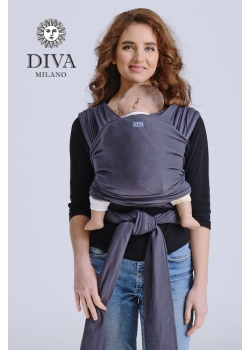 Трикотажный слинг-шарф Diva Stretchy, Grafite