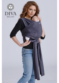 Трикотажный слинг-шарф Diva Stretchy, Grafite