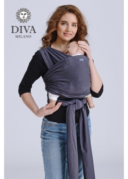 Трикотажный слинг-шарф Diva Stretchy, Grafite