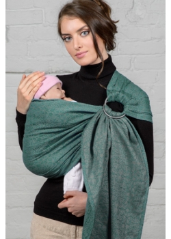 Слинг с кольцами для новорожденных Diva Basico, Atlantico