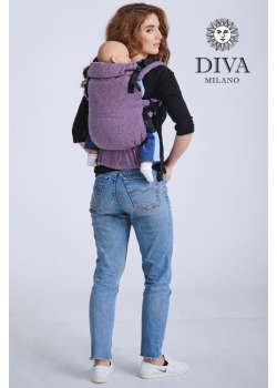 Эрго-рюкзак шарфовый для новорожденных Diva Basico Lilla One!