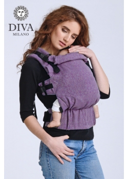 Эрго-рюкзак шарфовый для новорожденных Diva Basico Lilla One!