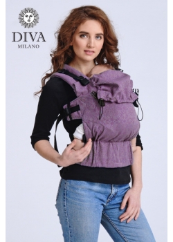 Эрго-рюкзак шарфовый для новорожденных Diva Basico Lilla One!