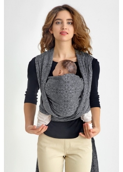 Слинг-шарф для новорожденных Diva Basico, Charcoal