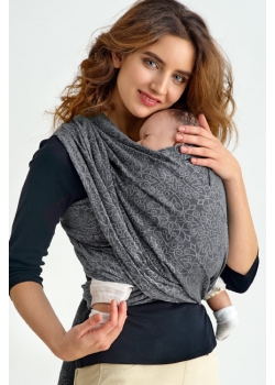 Слинг-шарф для новорожденных Diva Basico, Charcoal