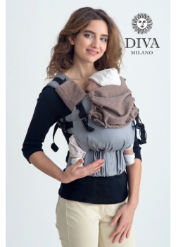 Накладки для сосания к эрго-рюкзаку, Diva Cacao