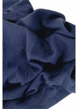 Накидка для кормления (милк снуд) муслиновая, Dark Blue