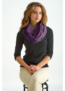 Накидка для кормления (милк снуд) муслиновая, Melanzana