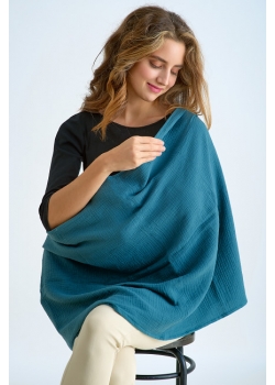 Накидка для кормления (милк снуд) муслиновая, Murena