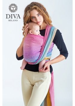 Слинг-шарф с рождения Diva Basico, Pastello (градация)