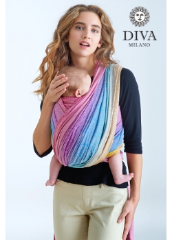 Слинг-шарф с рождения Diva Basico, Pastello (градация)