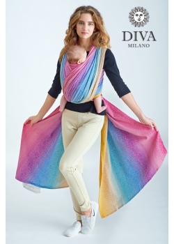 Слинг-шарф с рождения Diva Basico, Pastello (градация)