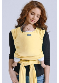 Трикотажный слинг-шарф с рождения Diva Stretchy, Banana