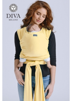 Трикотажный слинг-шарф с рождения Diva Stretchy, Banana