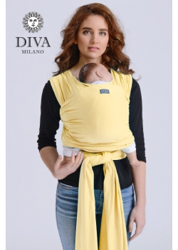 Трикотажный слинг-шарф с рождения Diva Stretchy, Banana