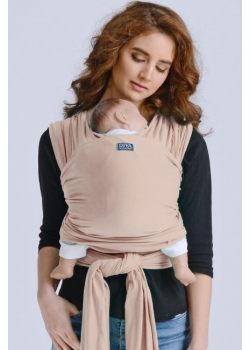 Трикотажный слинг-шарф для новорожденного Diva Stretchy, Beige