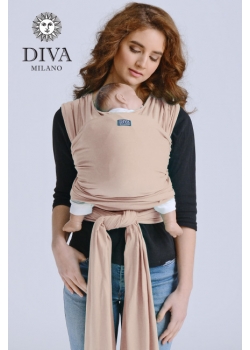Трикотажный слинг-шарф для новорожденного Diva Stretchy, Beige