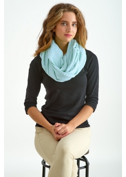 Накидка для кормления (милк снуд) муслиновая, Green Mint