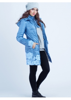Слингокуртка зимняя 3 в 1 Diva Outerwear Celeste Snowflakes