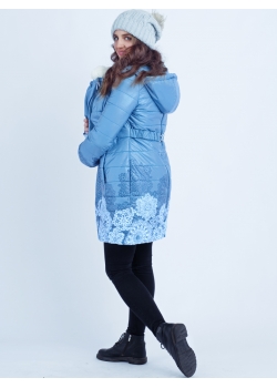 Слингокуртка зимняя 3 в 1 Diva Outerwear Celeste Snowflakes