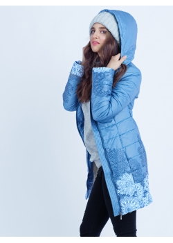Слингокуртка зимняя 3 в 1 Diva Outerwear Celeste Snowflakes