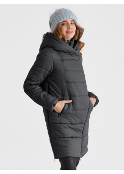 Слингокуртка зимняя (трансформер) 3в1, цвет графит